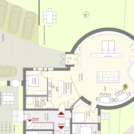 Апартаменты Dreamcation - Ehemalige Kirche & Souterrain Wohnung, 3d-tour, Terrasse, Bbq, Kamin Кельхайм