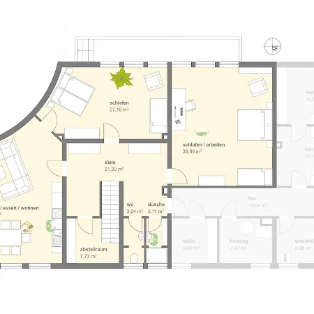 Apartment Dreamcation - Ehemalige Kirche & Souterrain Wohnung, 3d-tour, Terrasse, Bbq, Kamin *